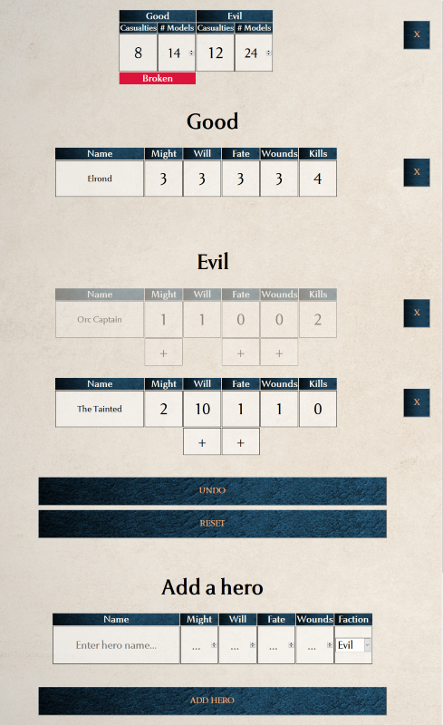 Middle-earth Hero Tracker Tool – PLASTIC CRACKED